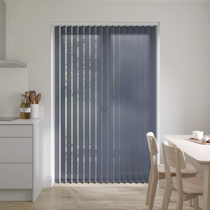 Elegant fabric vertical blinds for modern office and home interiors by Bdjanala
